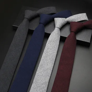  Ricnais de Alta Qualidade 6cm de Algodão Laço Vermelho Azul Slim Gravata Para homens de Negócios de Casamento Gravata de Laço de Pescoço Acessórios Presentes Laços