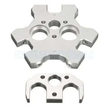  V6 duplo bocal especial efetor + placa fixa M4 liga de alumínio de metal olho-de-peixe pendurado tabela impressora 3D acessórios