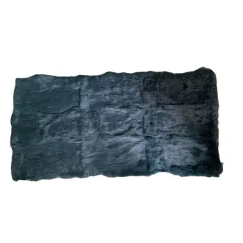 Genuína Pele do Coelho Material de Esmeralda Toda a Peça Tamanho 50cm*110 cm