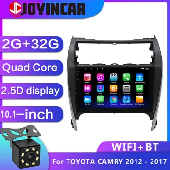  JOYINCAR Android De 10,1 Car Multimedia Player de Vídeo Para Toyota Camry 2012-2017 2din auto-Rádio de Navegação GPS MP5 Player Unidade de Cabeça