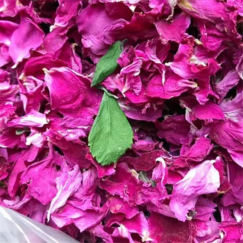  100G de Pétalas de Rosa Secas Flor Natural, Banheira de Hidromassagem Clareamento Duche Seca Rosa Pétala de Flor Banho Aliviar o Corpo Perfumado