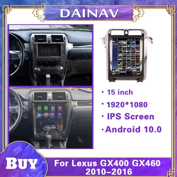  15 polegadas Android 2 Din Receptor Estéreo do Carro GPS de Navegação Para lexus GX460 2010-2016 DVD Multimídia player de Áudio do Carro, Rádio Estéreo